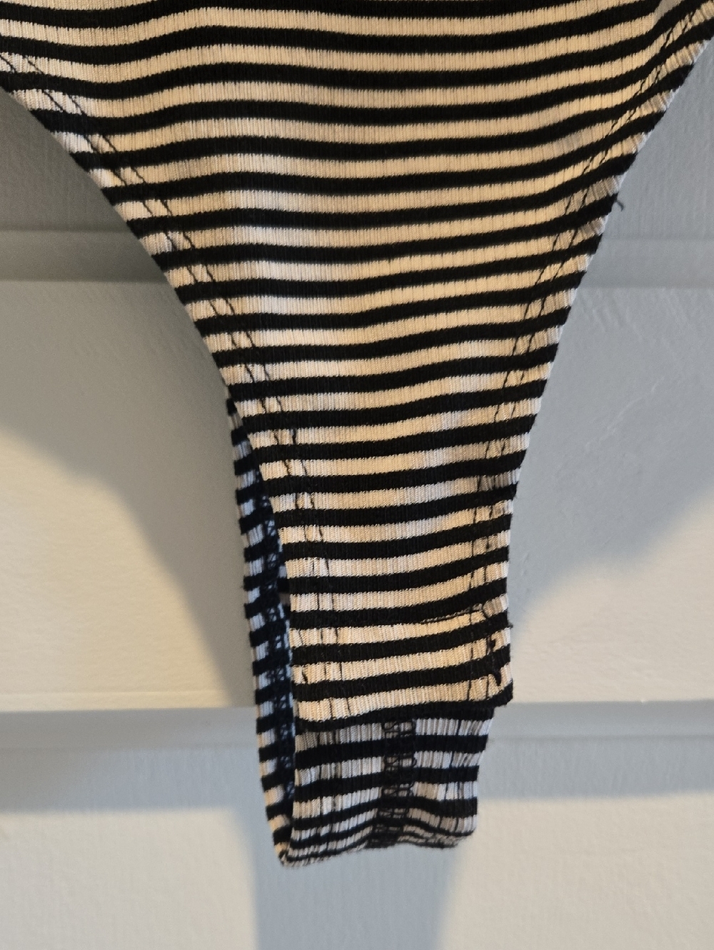 Lulus Striped Black & Tan Tank Bodysuit - Picture 5 of 11